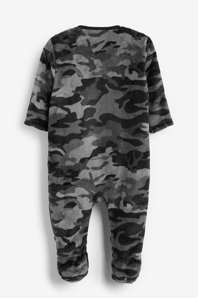 NEXT Salopeta din fleece cu imprimeu camuflaj Baieti