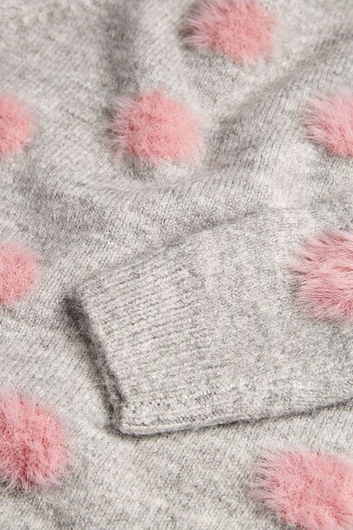 NEXT Rochie tip pulover cu aplicatii pufoase Fete