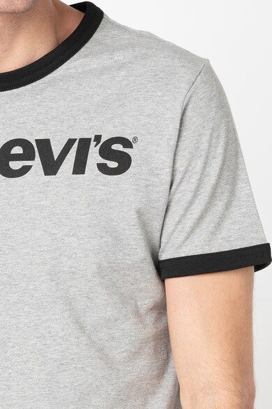 Levi's Tricou cu imprimeu logo si decolteu la baza gatului Barbati