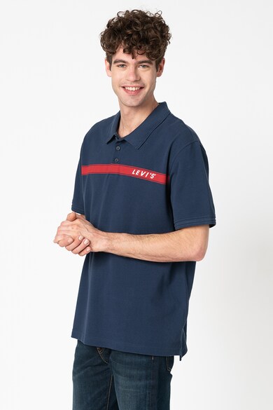 Levi's Tricou polo din pique cu logo brodat Barbati