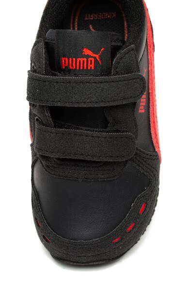 Puma Pantofi sport de piele ecologica, cu velcro Cabana Racer Baieti