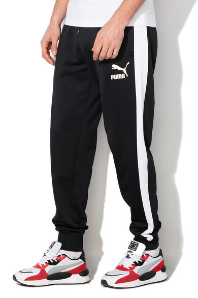 Puma Спортен панталон Iconic T7 с лого Мъже
