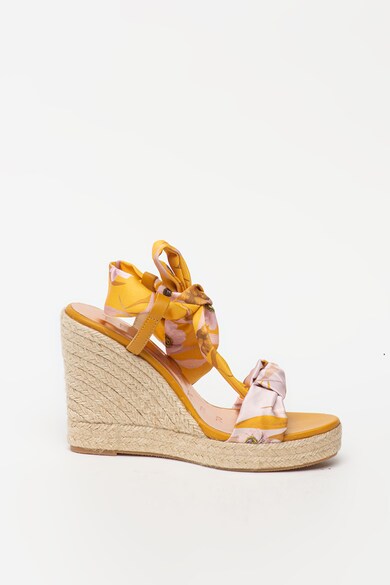 Ted Baker Sandale wedge tip espadrile cu model floral Kelissa Femei