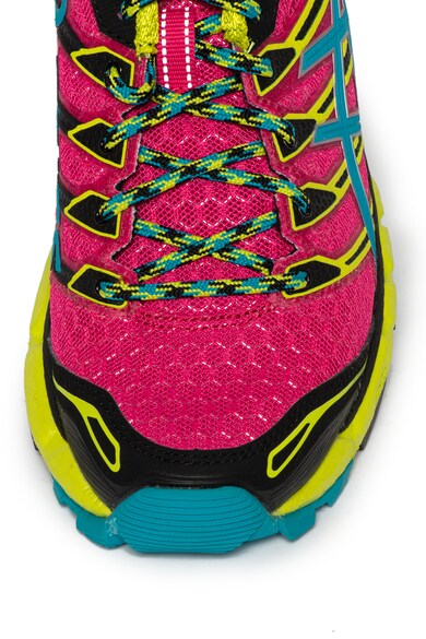 Asics Pantofi cu insertii din plasa, pentru alergare Gel-Fuji Sensor Femei