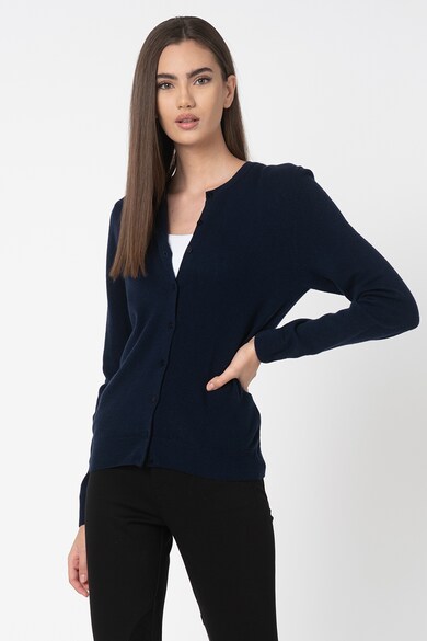 United Colors of Benetton Cardigan din lana virgina cu aspect de tricot fin Femei