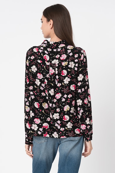 Esprit Bluza cu imprimeu floral si funda din panglici Femei