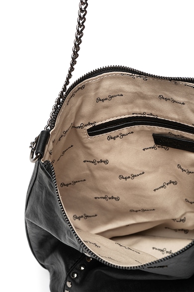 Pepe Jeans London Geanta hobo de piele ecologica, decorata cu nituri Ada Femei