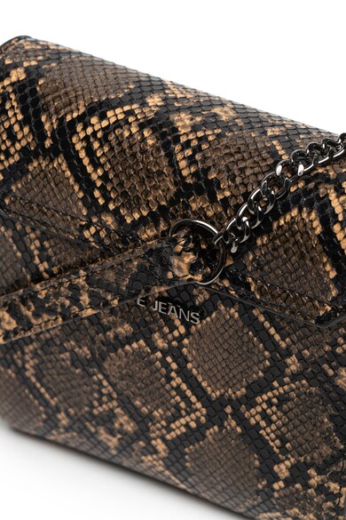 Pepe Jeans London Mara kis keresztpántos táska kígyóbőr hatással női