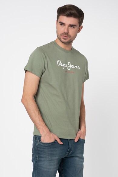 Pepe Jeans London Тениска Eggo с овално деколте и лого Мъже