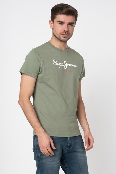 Pepe Jeans London Eggo kerek nyakú póló logómintával férfi