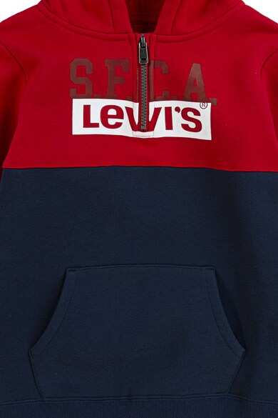 Levi's Kids Hanorac cu fenta scurta cu fermoar Baieti