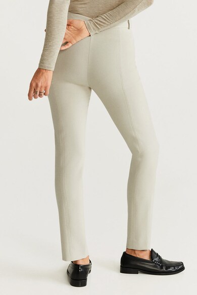 Mango Pantaloni skinny cu slituri la terminatii Horse Femei