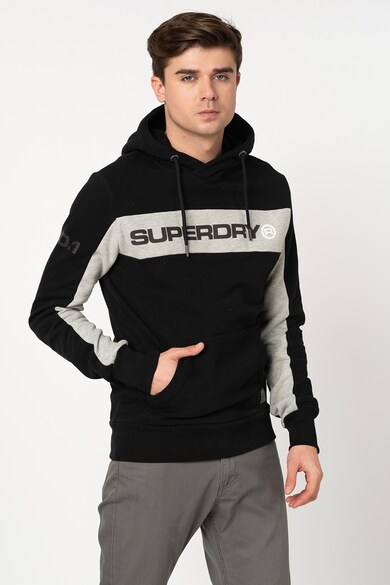 SUPERDRY Hanorac cu model colorblock si logo Trophy Barbati