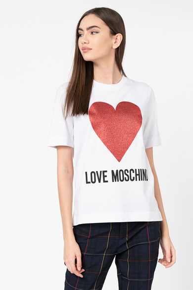 Love Moschino Tricou cu imprimeu logo Femei