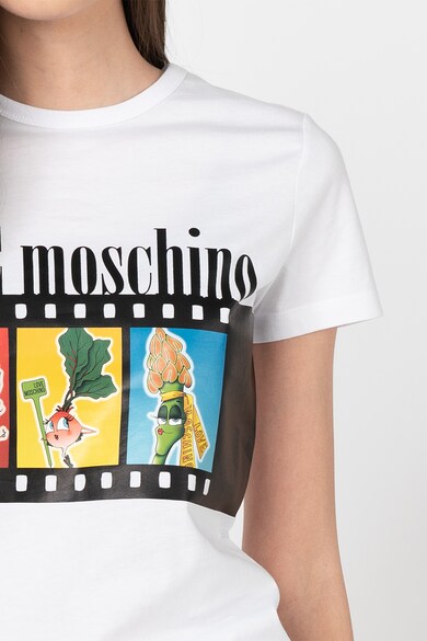 Love Moschino Tricou cu imprimeu grafic Femei