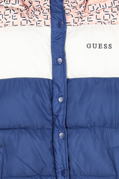 GUESS JEANS Geaca cu gluga si model geometric Fete