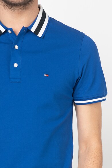 Tommy Hilfiger Tailored Tricou polo slim fit cu guler cu dungi Barbati