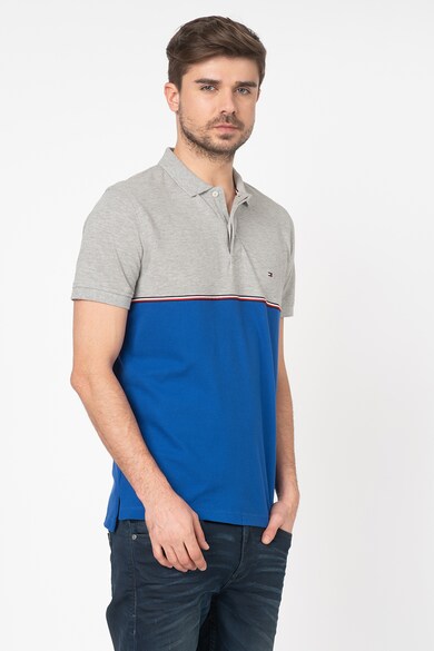 Tommy Hilfiger Tailored Tricou polo regular fit cu model colorblock Barbati