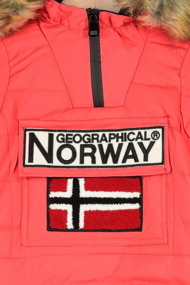 Geographical Norway Geaca fara inchidere, cu gluga Belinda Fete