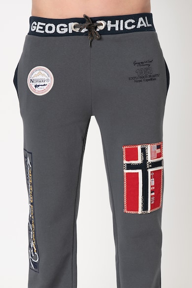 Geographical Norway Pantaloni sport cu aplicatii logo Myer Barbati