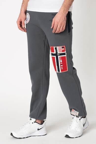 Geographical Norway Pantaloni sport cu aplicatii logo Myer Barbati