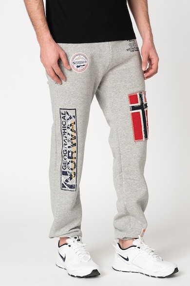 Geographical Norway Pantaloni sport cu aplicatii logo Myer Barbati