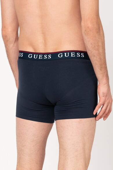 GUESS Set de boxeri cu banda elastica in talie, cu logo - 2 perechi Barbati