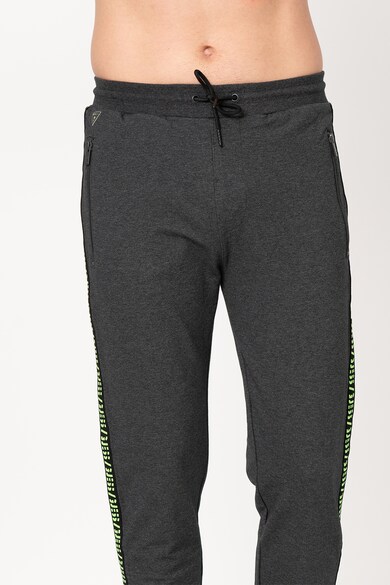 GUESS Pantaloni sport conici cu snur pentru ajustare, in talie Barbati