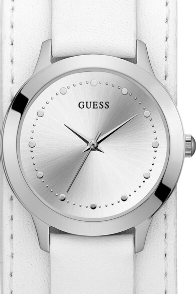 GUESS Ceas quartz cu o curea de piele Femei