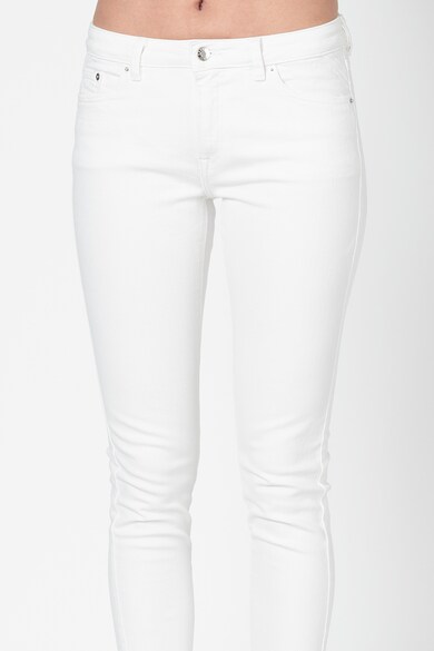 Esprit Blugi crop skinny cu terminatii franjurate Femei