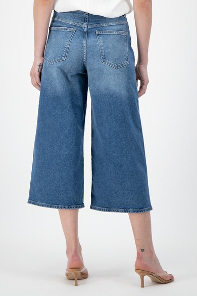 EDC by Esprit Pantaloni culotte din denim, cu croiala lejera si aspect decolorat Femei