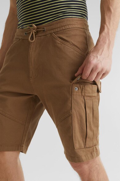 EDC by Esprit Pantaloni scurti cargo cu snur in talie Barbati