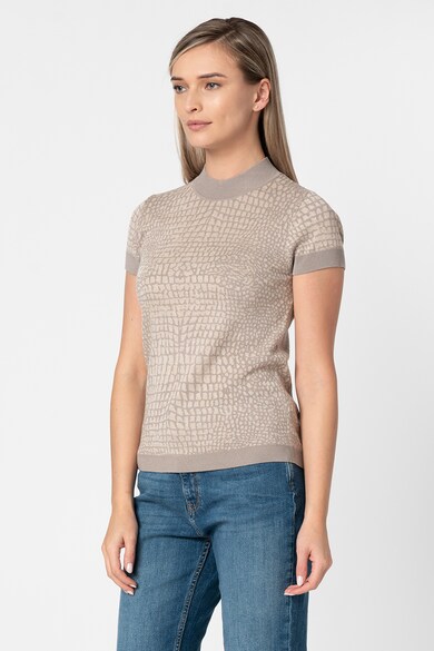 Esprit Pulover din tricot fin cu model piele de reptila Femei