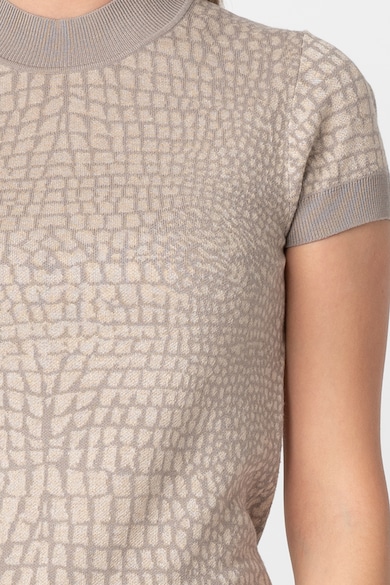 Esprit Pulover din tricot fin cu model piele de reptila Femei