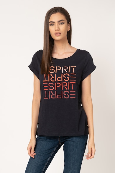 Esprit Tricou cu imprimeu logo Femei