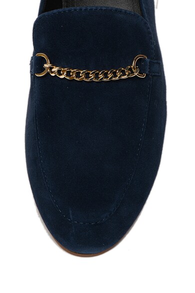 Vagabond Shoemakers Pantofi loafer din piele intoarsa cu detaliu din lant Eliza Femei