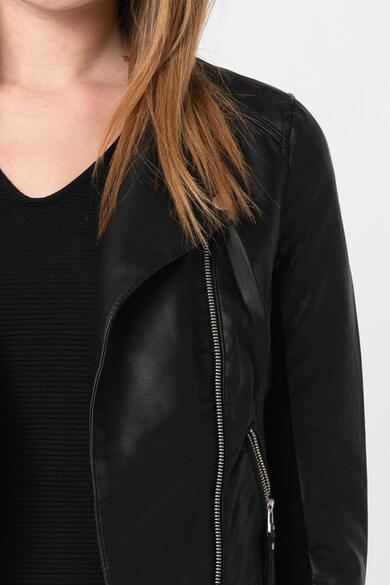 Vero Moda Jacheta biker crop de piele ecologica Riafavo Femei