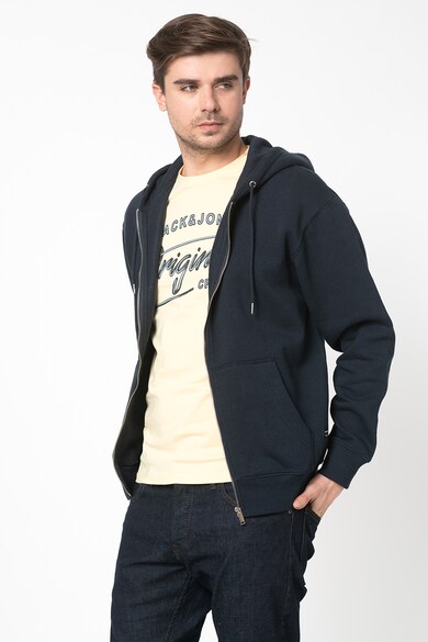 Jack & Jones Hanorac relaxed fit cu captuseala din fleece si fermoar Barbati