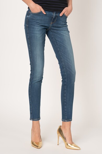 GUESS JEANS Blugi skinny cu aspect decolorat Femei