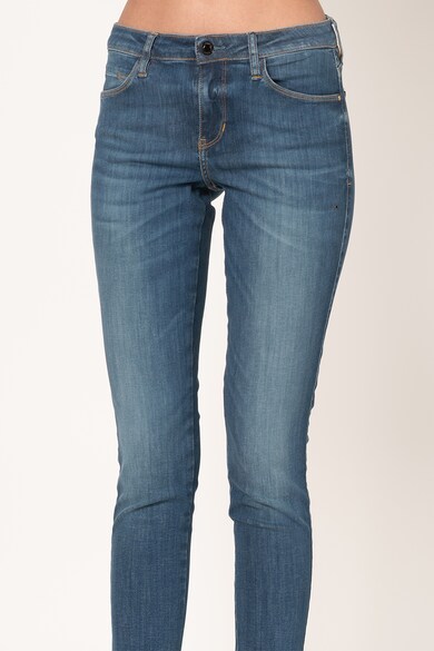 GUESS JEANS Blugi skinny cu aspect decolorat Femei