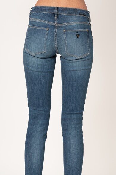 GUESS JEANS Blugi skinny cu aspect decolorat Femei