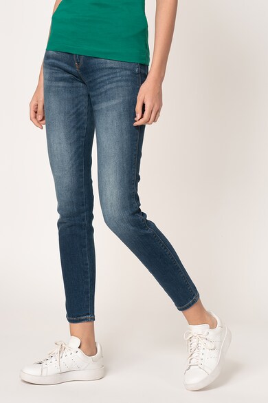 GUESS JEANS Blugi skinny cu aspect decolorat Curve Femei