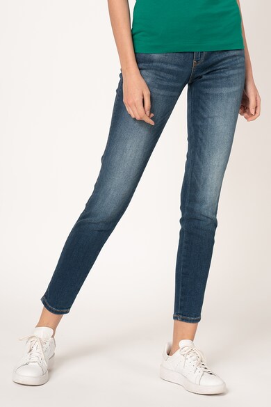 GUESS JEANS Blugi skinny cu aspect decolorat Curve Femei