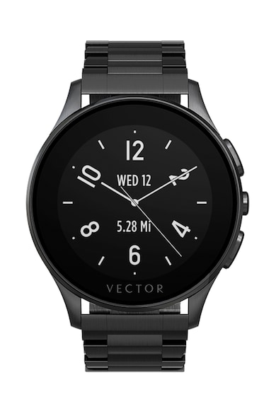 Vector Часовник Smartwatch  Luna, Метална каишка, Черен Мъже
