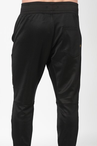 G-Star RAW Pantaloni sport slim fit, cu croiala conica si snur Motac Barbati