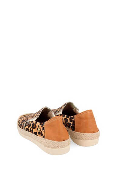 La Siesta Espadrile de piele cu animal print Illici Hairon Femei