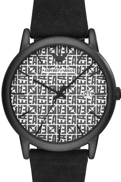 Emporio Armani Часовник с велурена каишка Мъже
