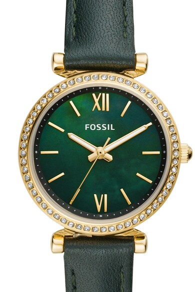 Fossil Ceas analog decorat cu cristale Femei