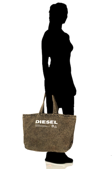 Diesel Geanta shopper din denim cu logo D-ThisBag Barbati