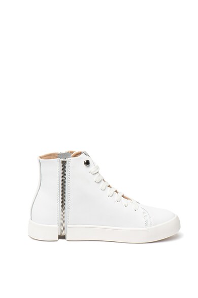 Diesel Pantofi sport mid-high de piele, cu fermoar decorativ Nentish Femei